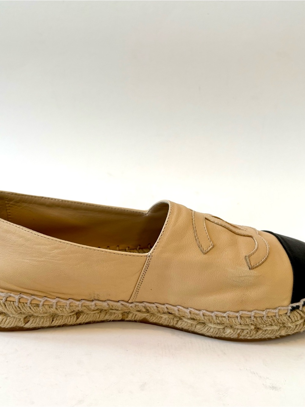 CHANEL Leather Espadrilles, Size 39 - Picture 11 of 12